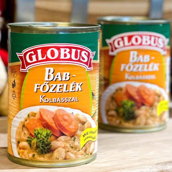 Bab fozelek kolbas - zupa fasolowa z kiełbasą